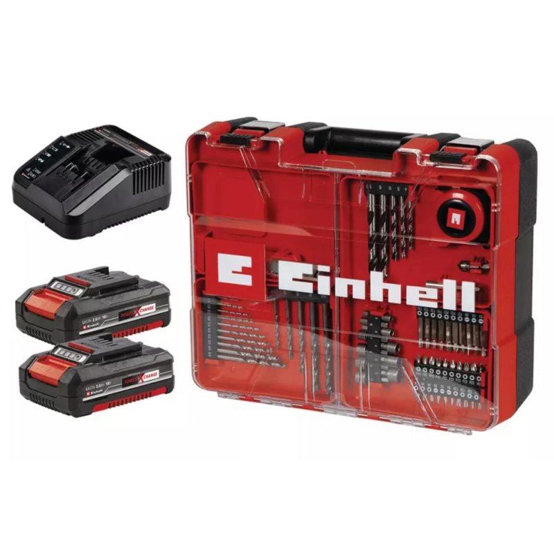 Thumbnail 2 de Taladro Einhell TE-CD 18/40 con batería 18V 2Ah y 64 accesorios