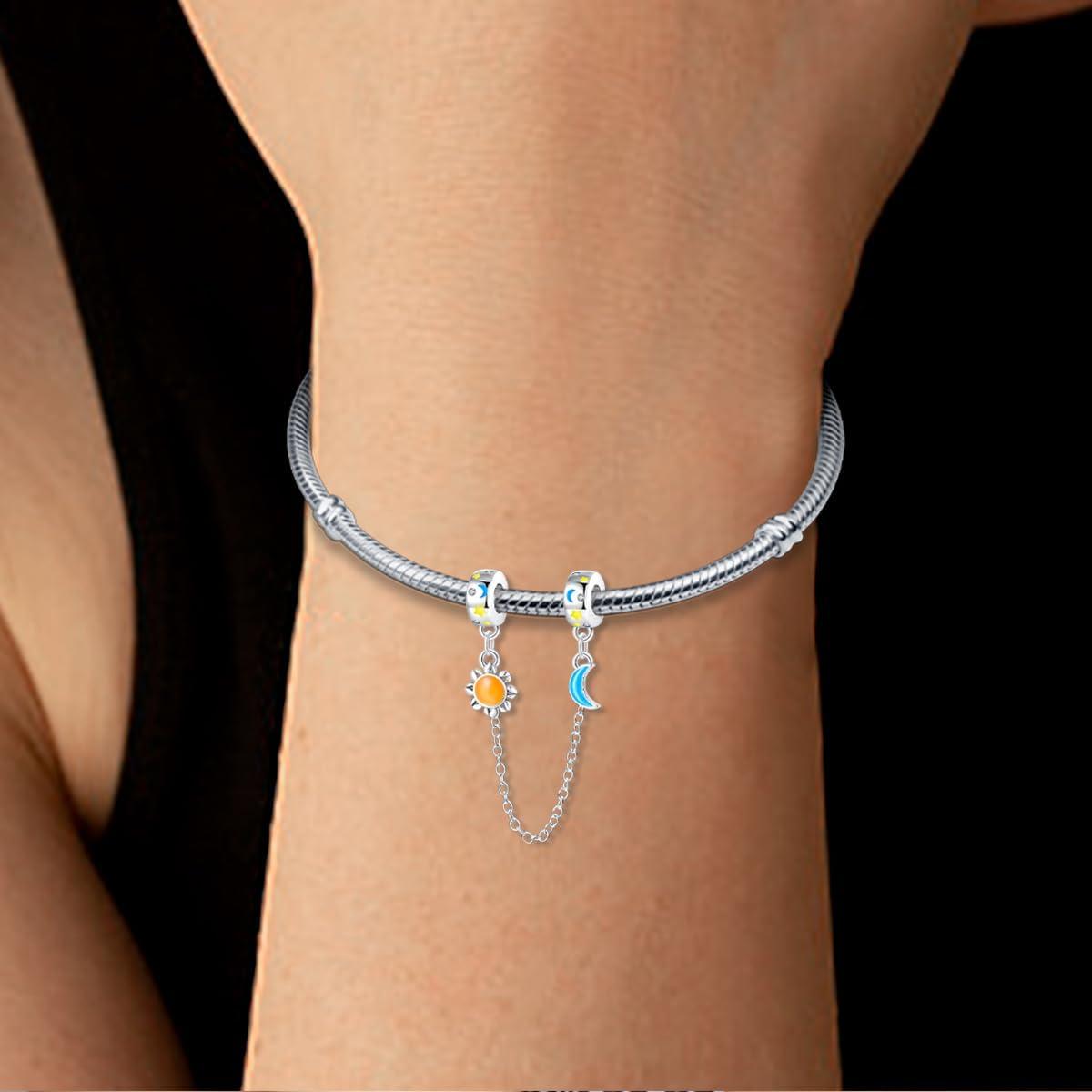 Thumbnail 4 de Pandach Damen Charm Anhänger aus 925 Sterling Silber – Charm Beads kompatibel mit Armband und Halskette