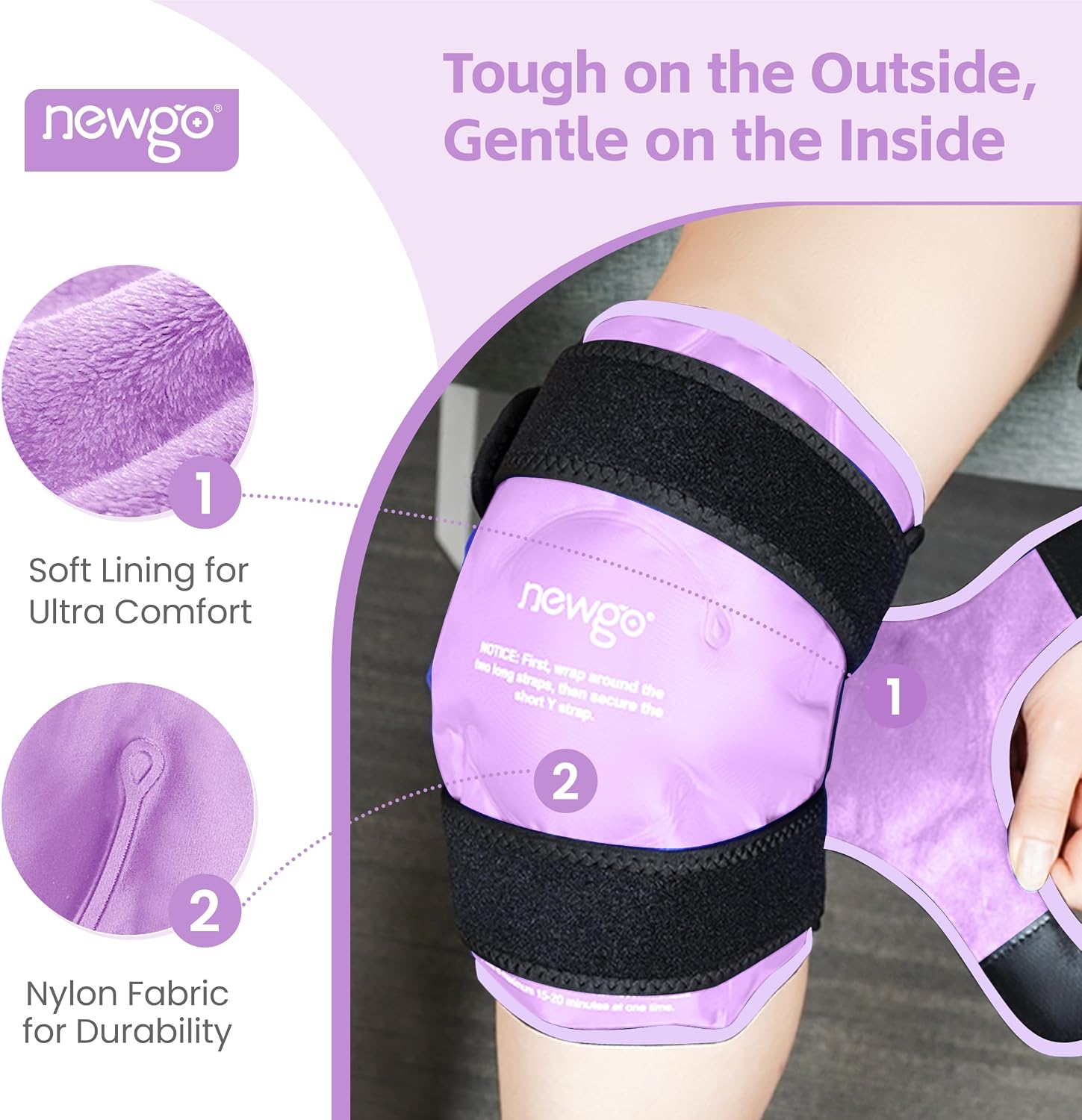 Thumbnail 5 de NEWGO Reusable Gel Cold Pack 1 for Knee Pain Relief 🩹