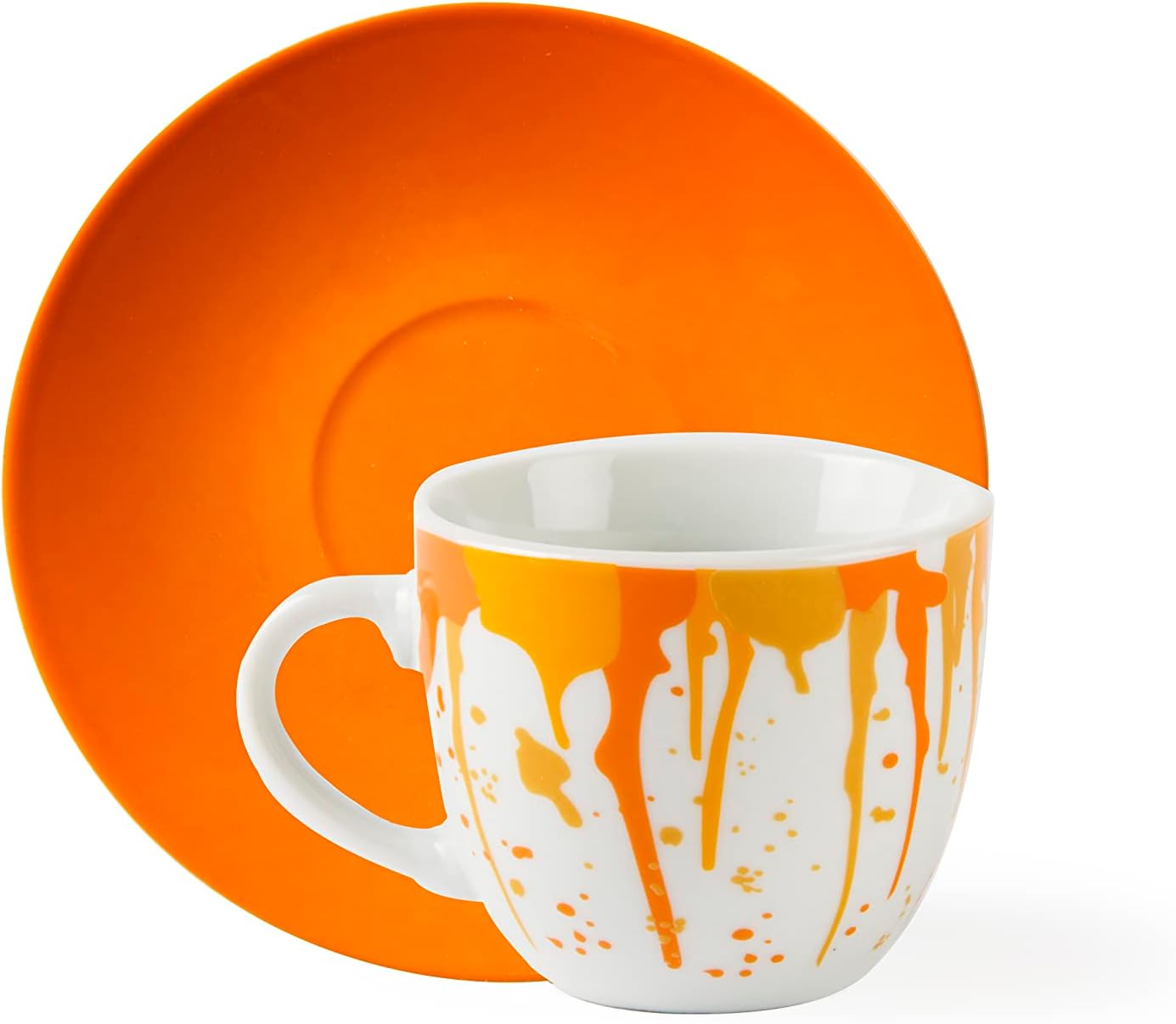 Detalle 1 de Excelsa Dripping - Juego de 6 tazas de porcelana