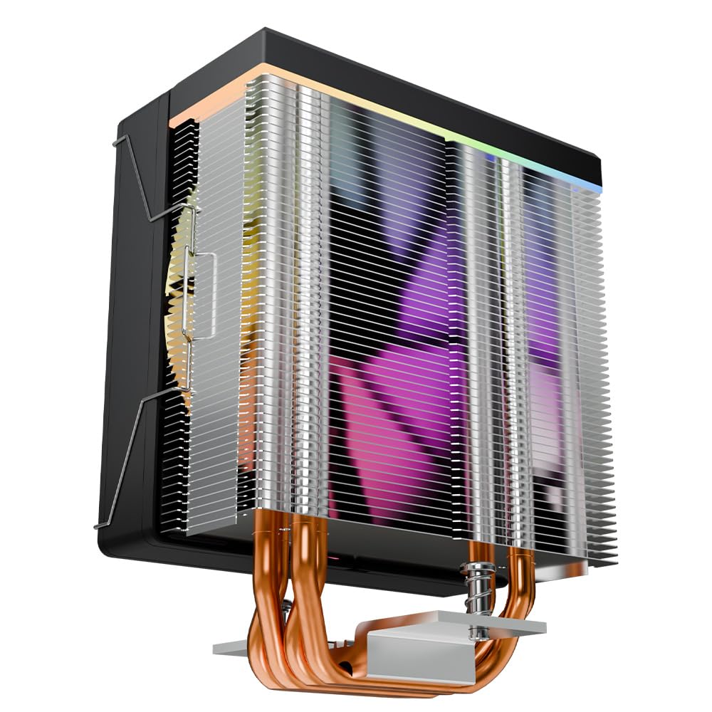Thumbnail 5 de Jungle Leopard KF420E CPU Cooler with LCD Temperature Display and ARGB Fan