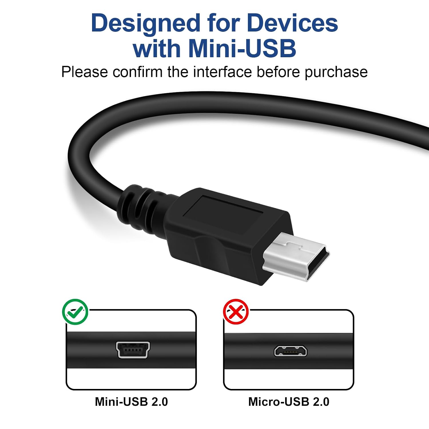 Detalle 1 de EGK TI-84 Plus CE Charger Cable: 2-in-1 USB-C/A Charging & Data for TI Calculators