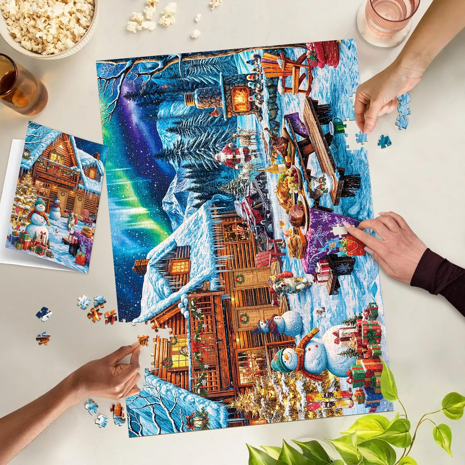 Thumbnail 3 de Christmas Jigsaw Puzzle, 1000 Pieces