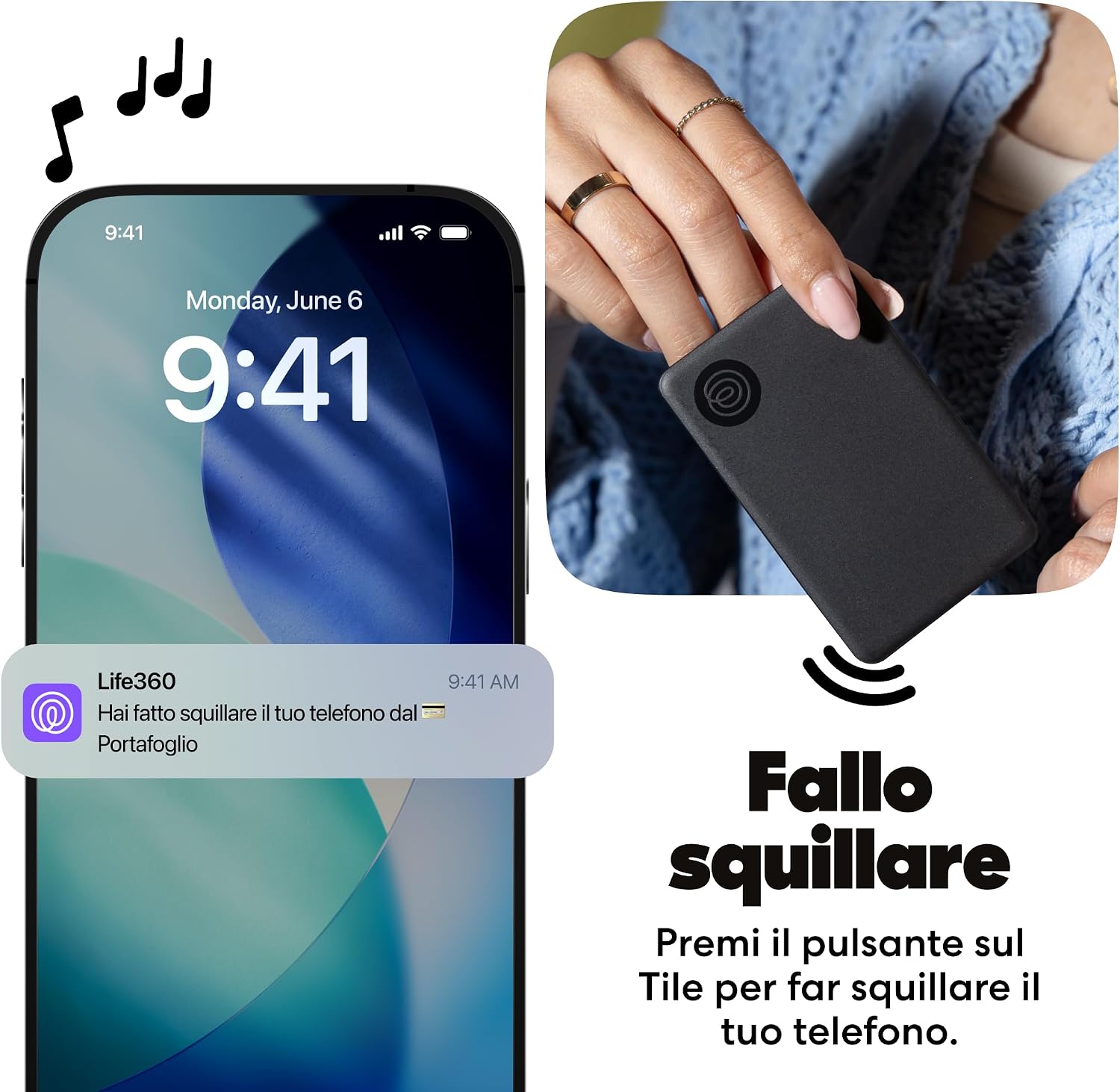Thumbnail 3 de Life360 Tile Slim: Localizzatore Bluetooth ultra-sottile per portafogli, bagagli e molto altro