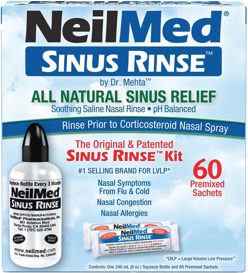 Detalle 2 de NeilMed – Kit di risciacquo Sinus, Colore Bianco
