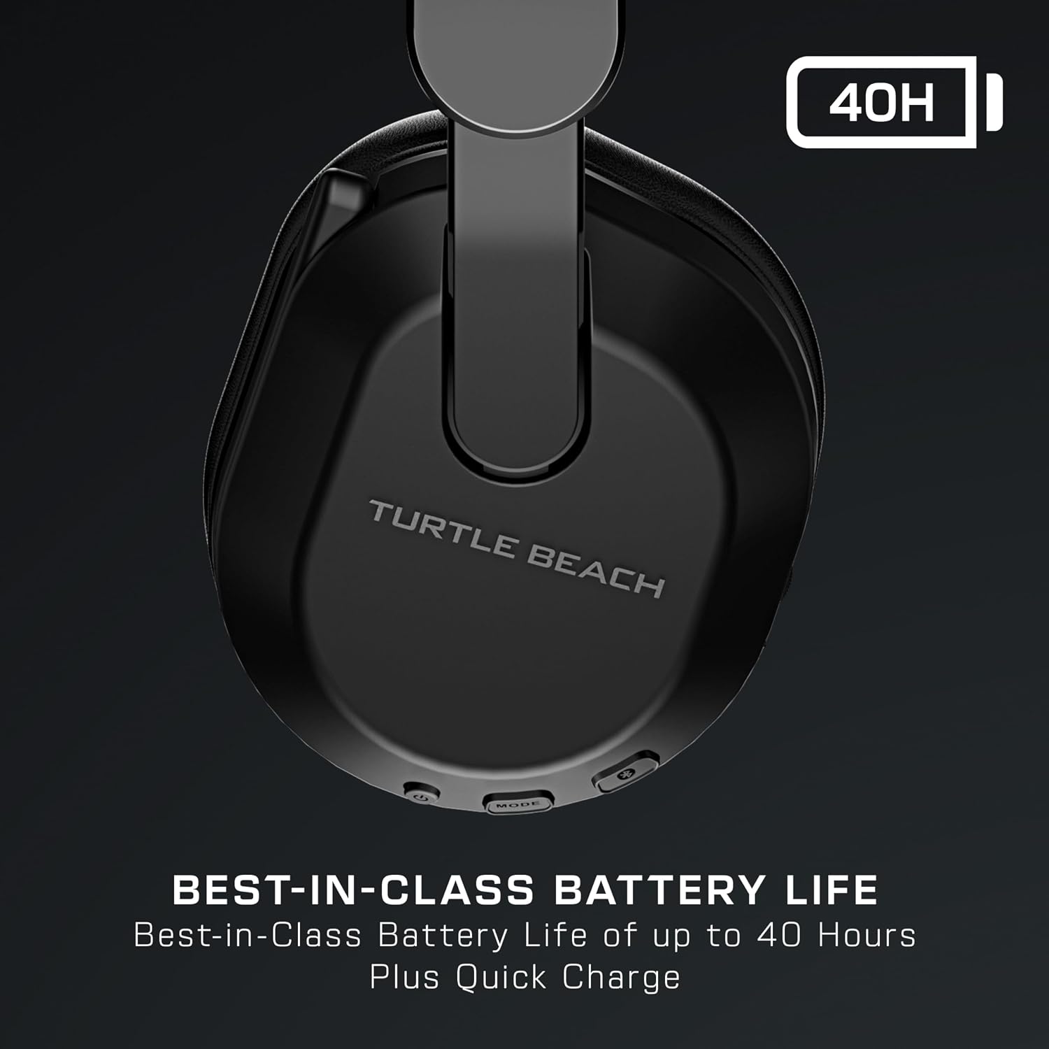 Detalle de Turtle Beach Stealth 500 Schwarz: kabelloses Gaming-Headset für Xbox (2,4 GHz & Bluetooth) mit bis zu 40 Std.