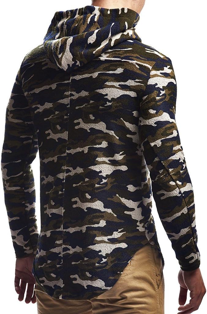 Detalle de Leif Nelson Hoodie LN6300 pour hommes — Pull à capuche long sleeve, coupe ajustée