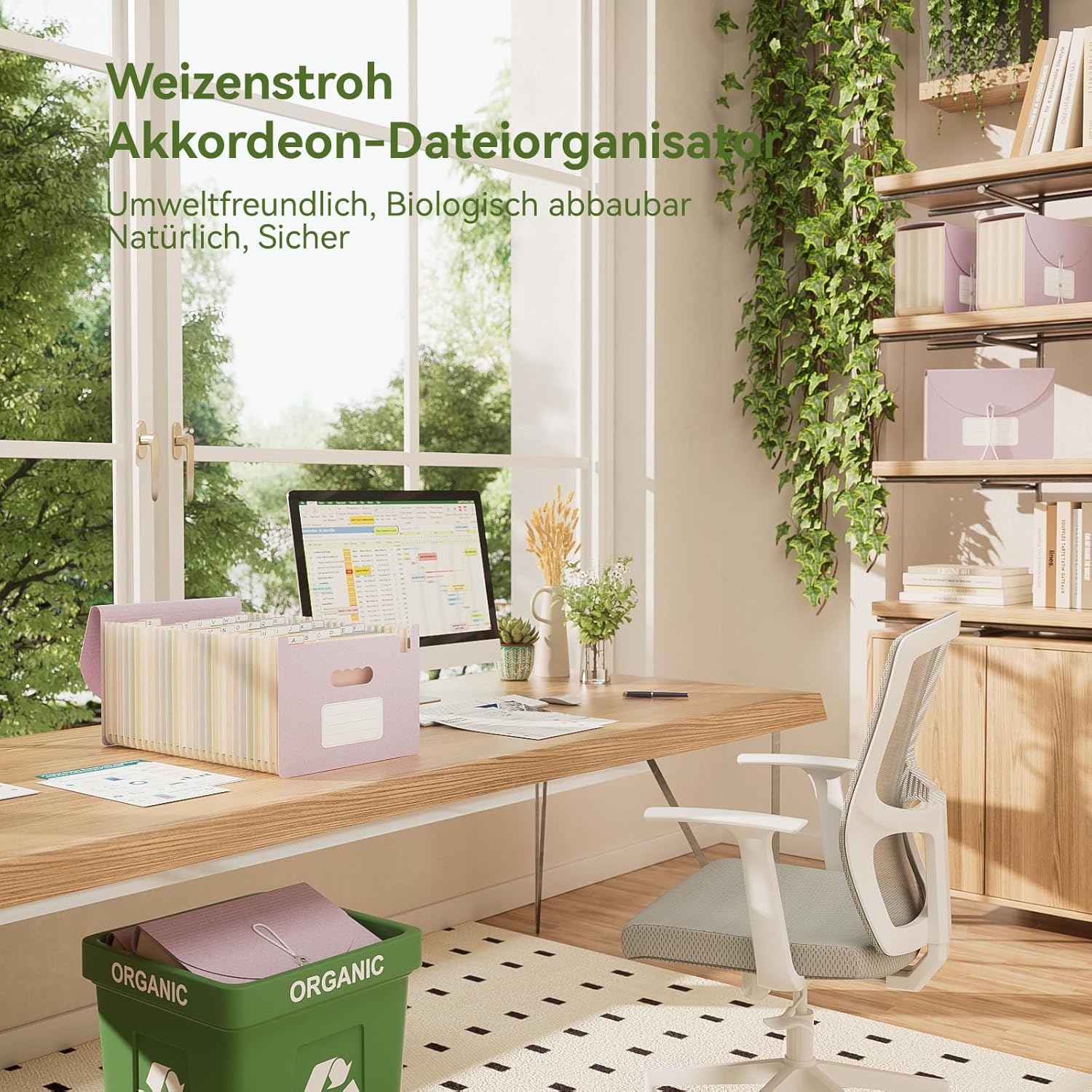 Thumbnail 1 de EcoStash Dokumentenmappe A4 26 Fächer 📁