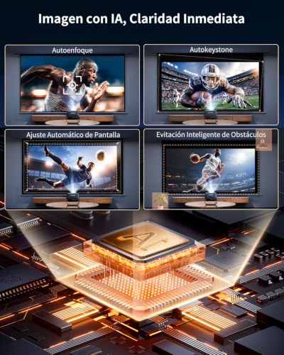 Detalle de Proyector Portátil PUTRIMS 4K con Apps Integradas, Netflix Ready y HDR10