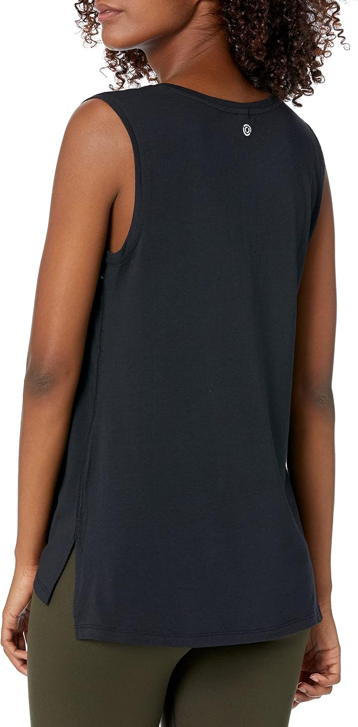 Detalle 2 de Amazon Essentials Women's Soft Cotton Relaxed-Fit Workout Tank Top (Plus Size Available)