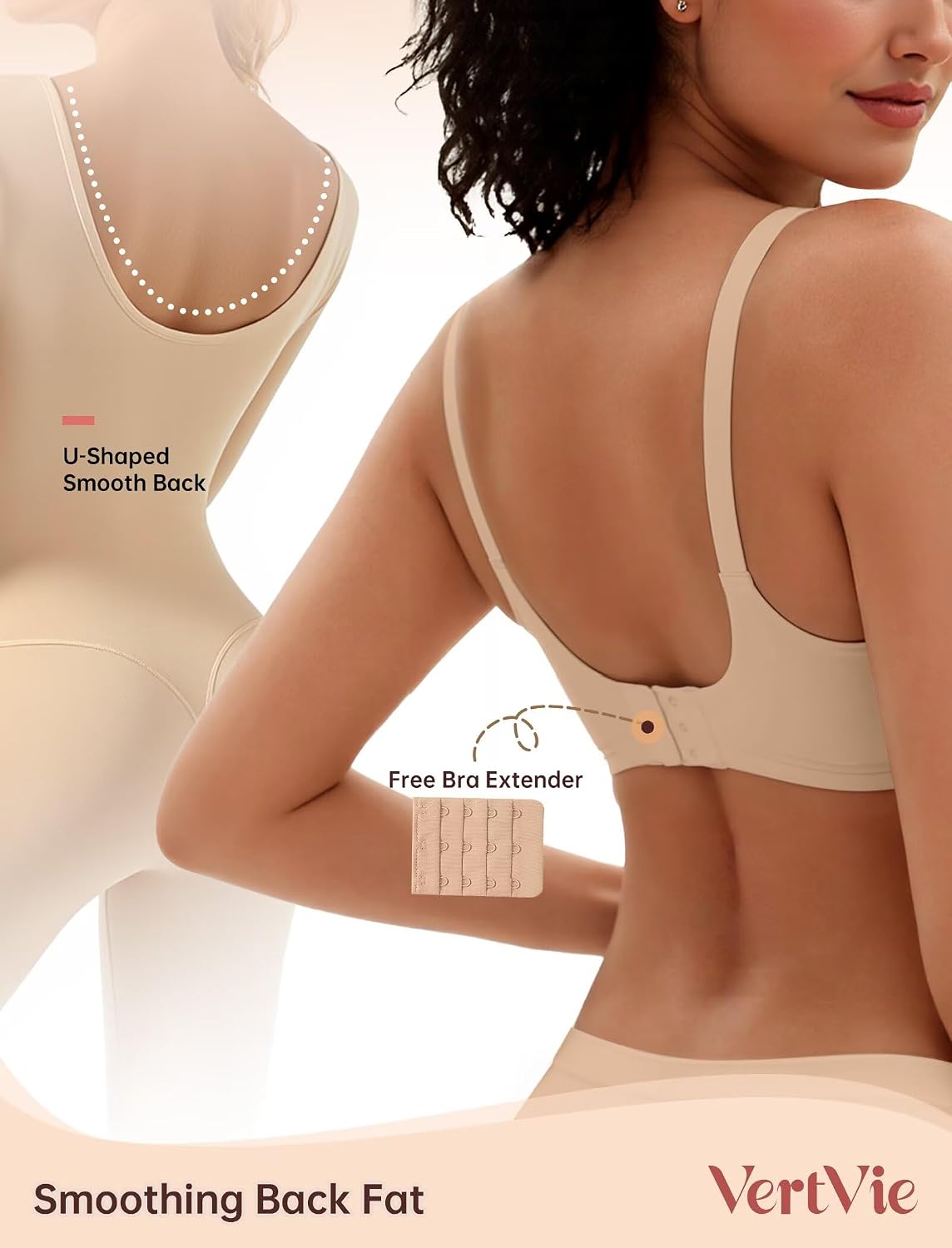 Thumbnail 3 de Vertvie Wireless Seamless Push Up Bra