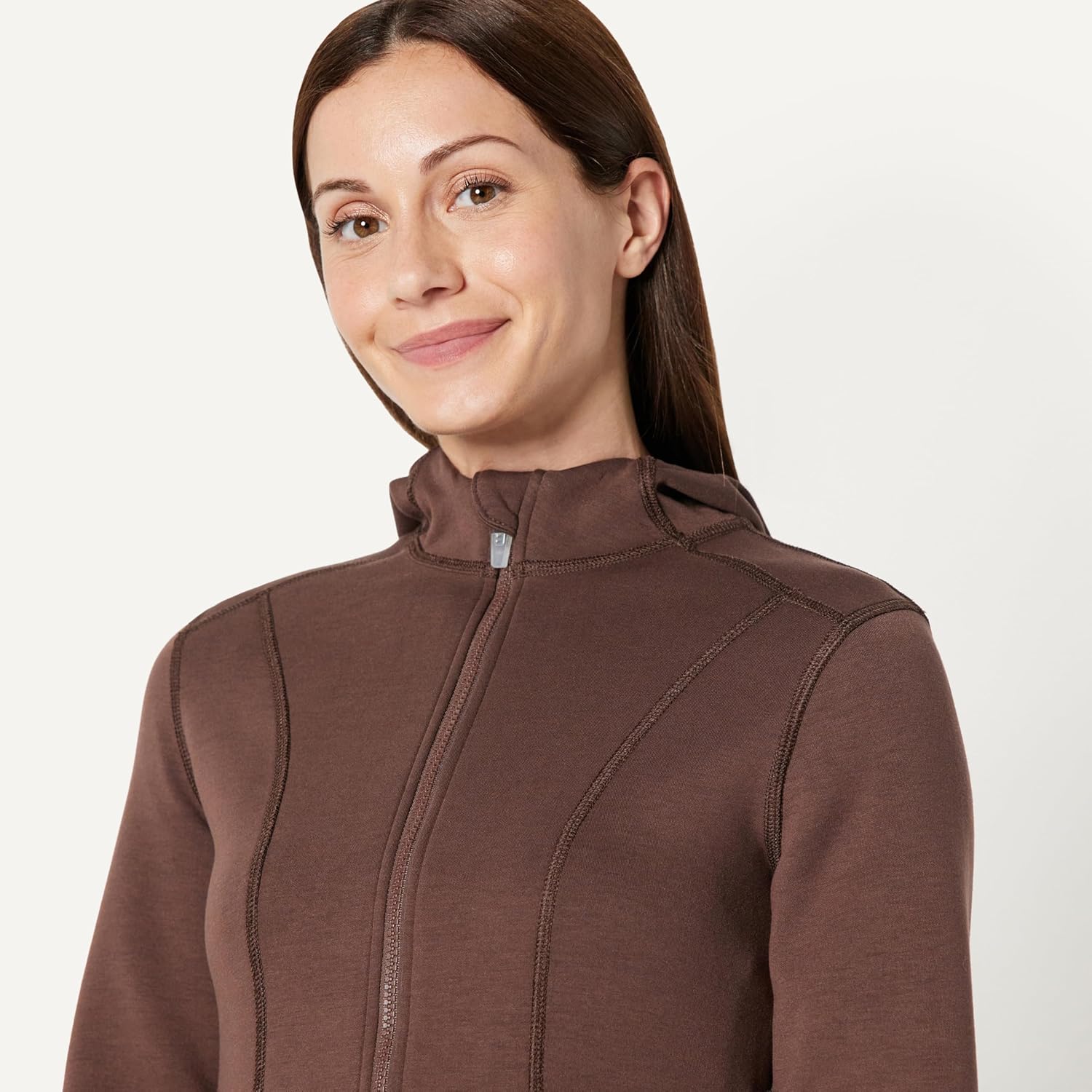 Thumbnail 3 de Amazon Essentials Women’s Fitted Active Sweat Zip Jacket with Hood
