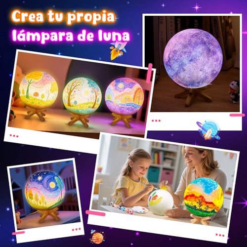 Detalle de Toyzey kit de manualidades con lámpara lunar
