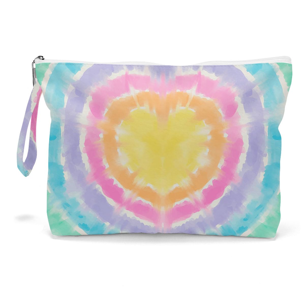 Detalle de Fokongna Wet Bag Travel Makeup Bag for Swimwear, Diapers, and More — Waterproof, Wide 11.8 x 8.66 x 2 in
