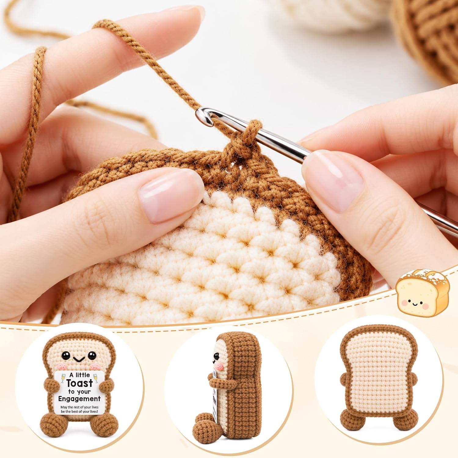 Thumbnail 4 de Xinezaa Crochet Engagement Keepsake, Cotton