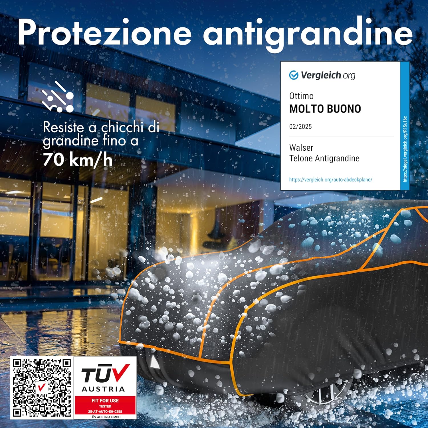 Detalle de Walser Perma Protect Misura 6 telo antigrandine