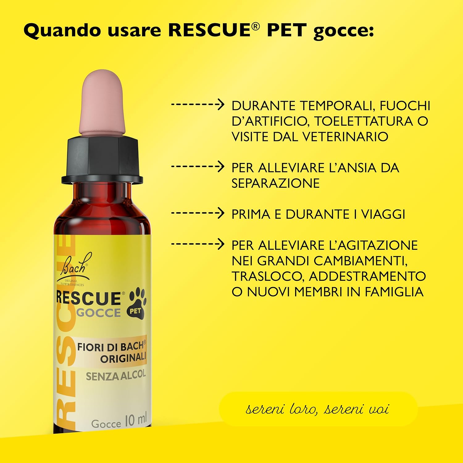 Detalle de RESCUE PET GOCCE 10ML – Benessere mentale per animali da compagnia