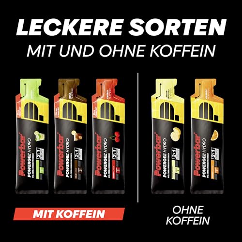 Detalle de Powerbar PowerGel Hydro Cola mit Koffein – 24x67 ml für Ausdauertraining