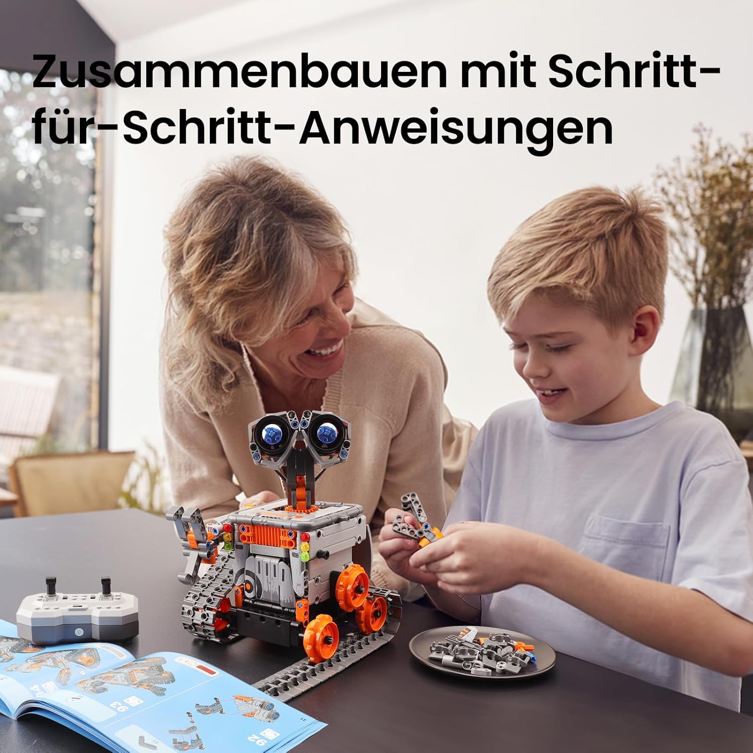 Detalle 2 de Sillbird Roboter Baukasten 488 Teile