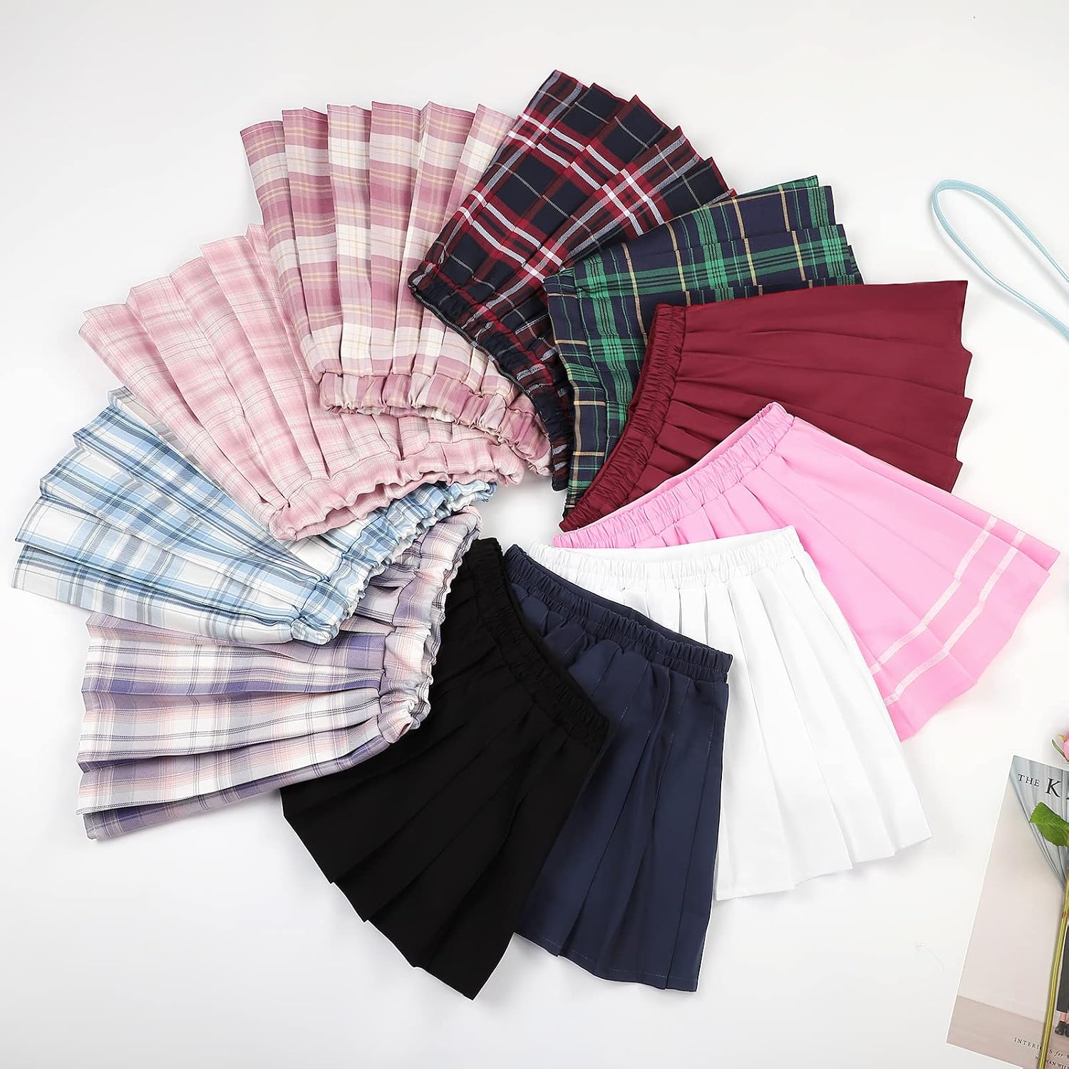 Thumbnail 6 de KEREDA Girls' Pleated Mini Skirt, Polyester