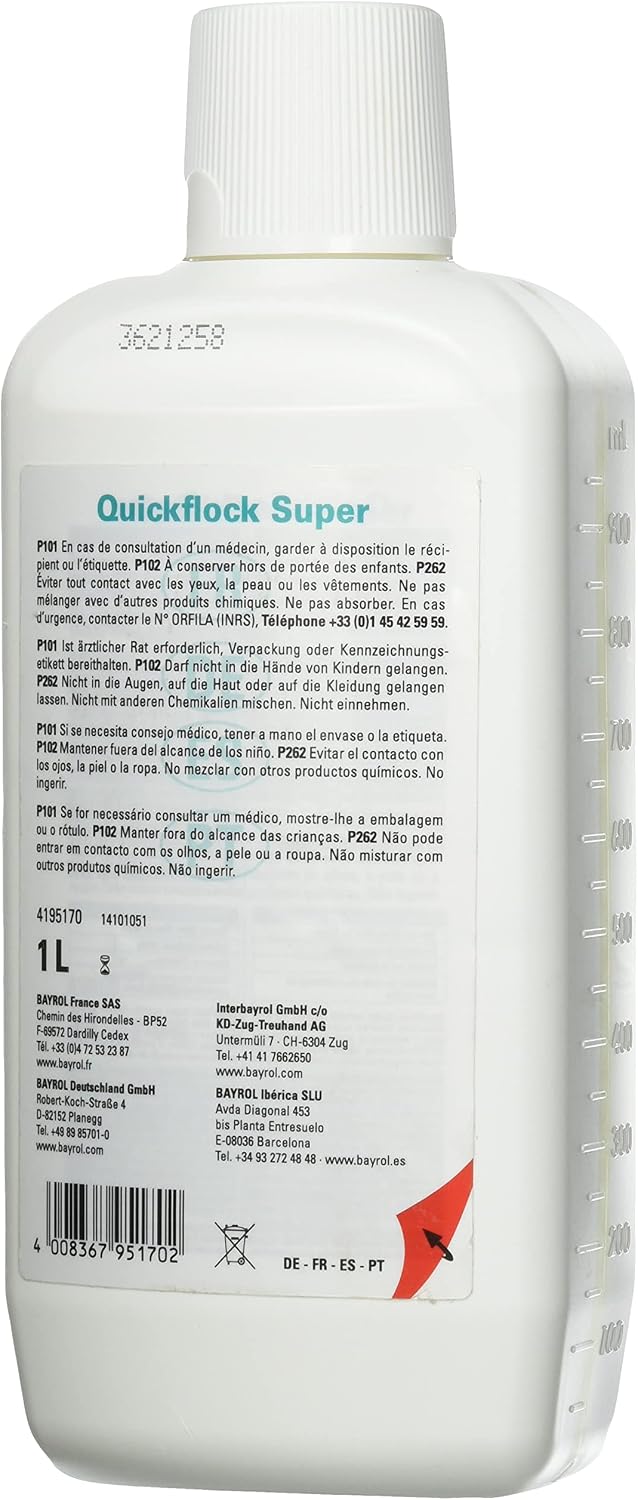 Detalle 2 de BAYROL Quickflock Super 4195170 flockningsmedel för pool, 1 L