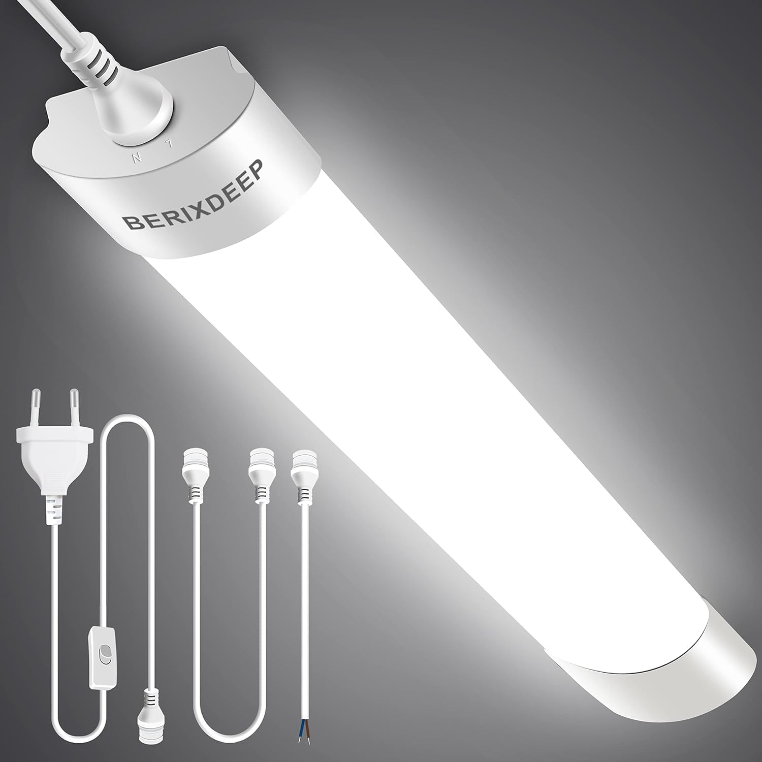Imagen de BERIXDEEP Feuchtraumleuchte LED 60 cm 18W en OfertitasTOP