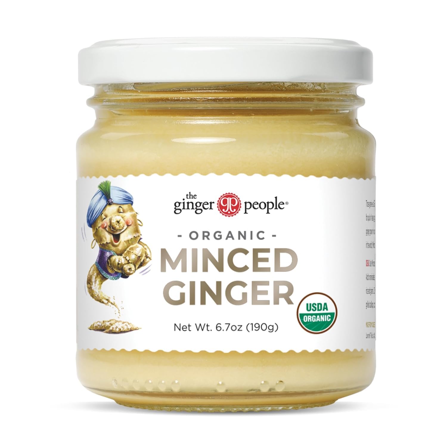 Detalle de The Ginger People 90401 Organic Minced Ginger, 6.7 oz, Pack of 12