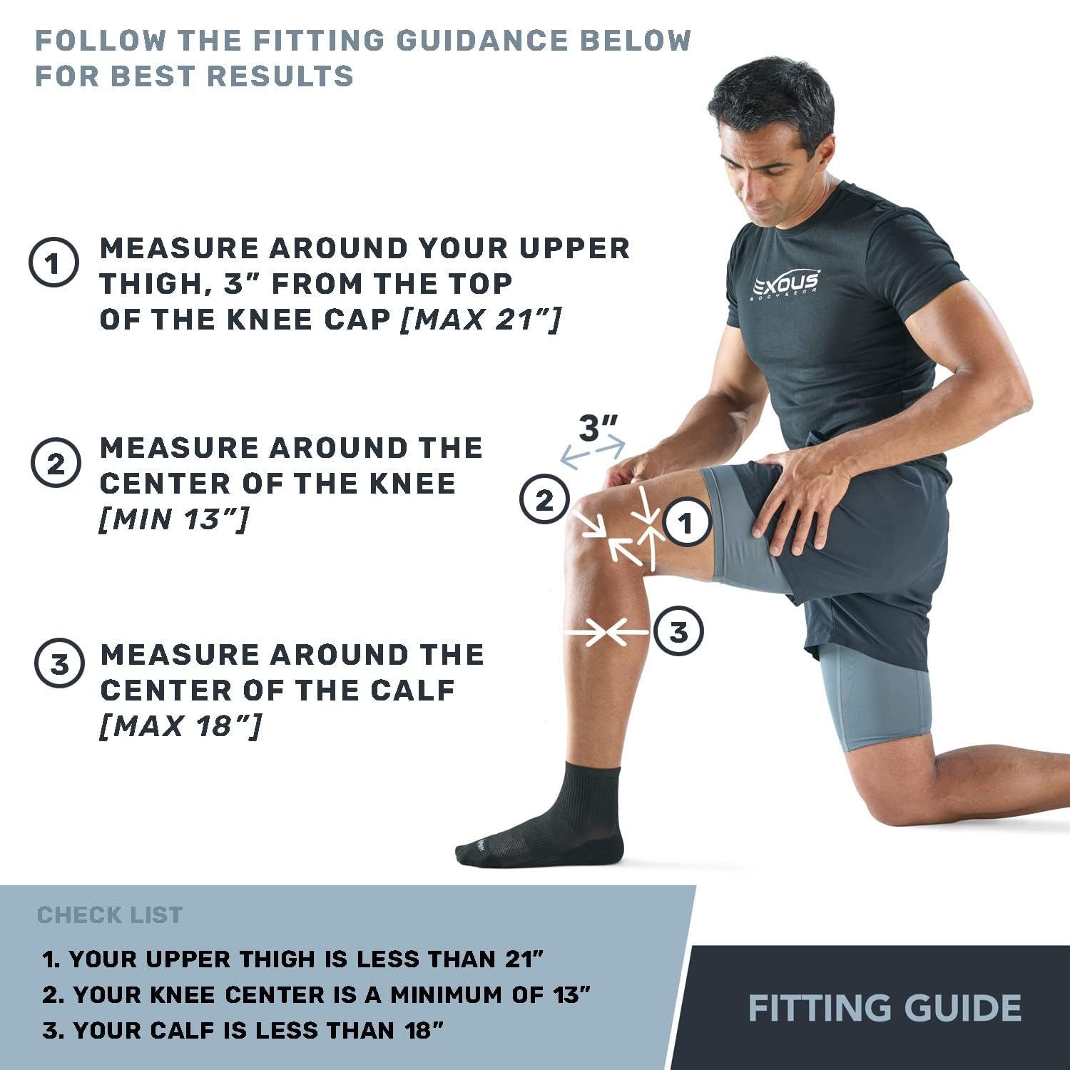 Thumbnail 3 de Knee Support Brace 4‑Way Adjustable