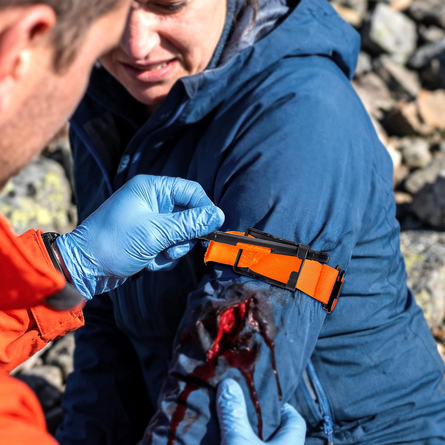 Detalle de Qen Tourniquet for Severe Bleeding Control (One-Hand Operation)