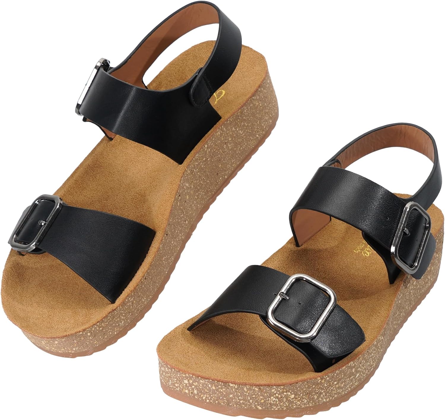 Thumbnail 6 de JOMIX Sandali da Donna con Zeppa in Sughero e Doppia Fibbia – Comfort e Stile Estivo