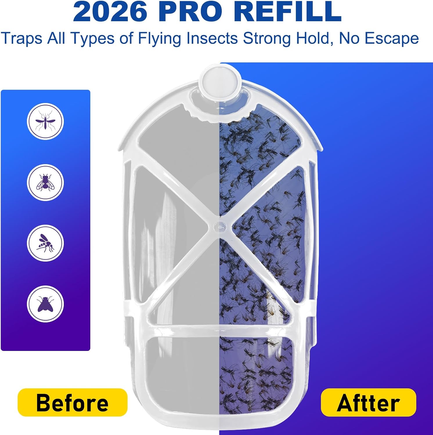 Detalle de Dickinda Model 1 Flying Insect Trap Refills, 10-Pack for M364/M364A