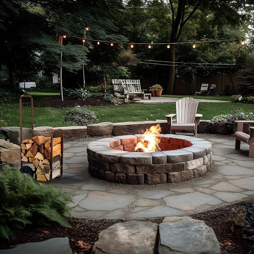 Thumbnail 4 de Relaxdays Carro para leña 60 kg 🪵