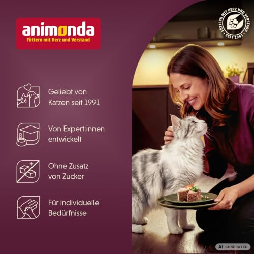 Thumbnail 6 de animonda Vom Feinsten Adult Raffinesse Katzenfutter in Gelee mit Huhn und Pute (24 x 85 g) – Nassfutter deluxe