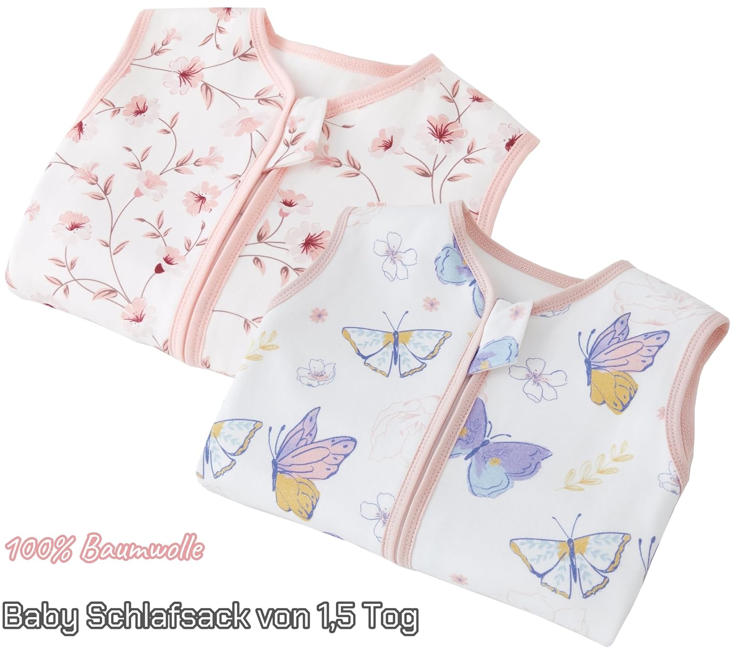 Detalle 2 de Schlafsack mit Füßen 2er Pack 1,5 Tog
