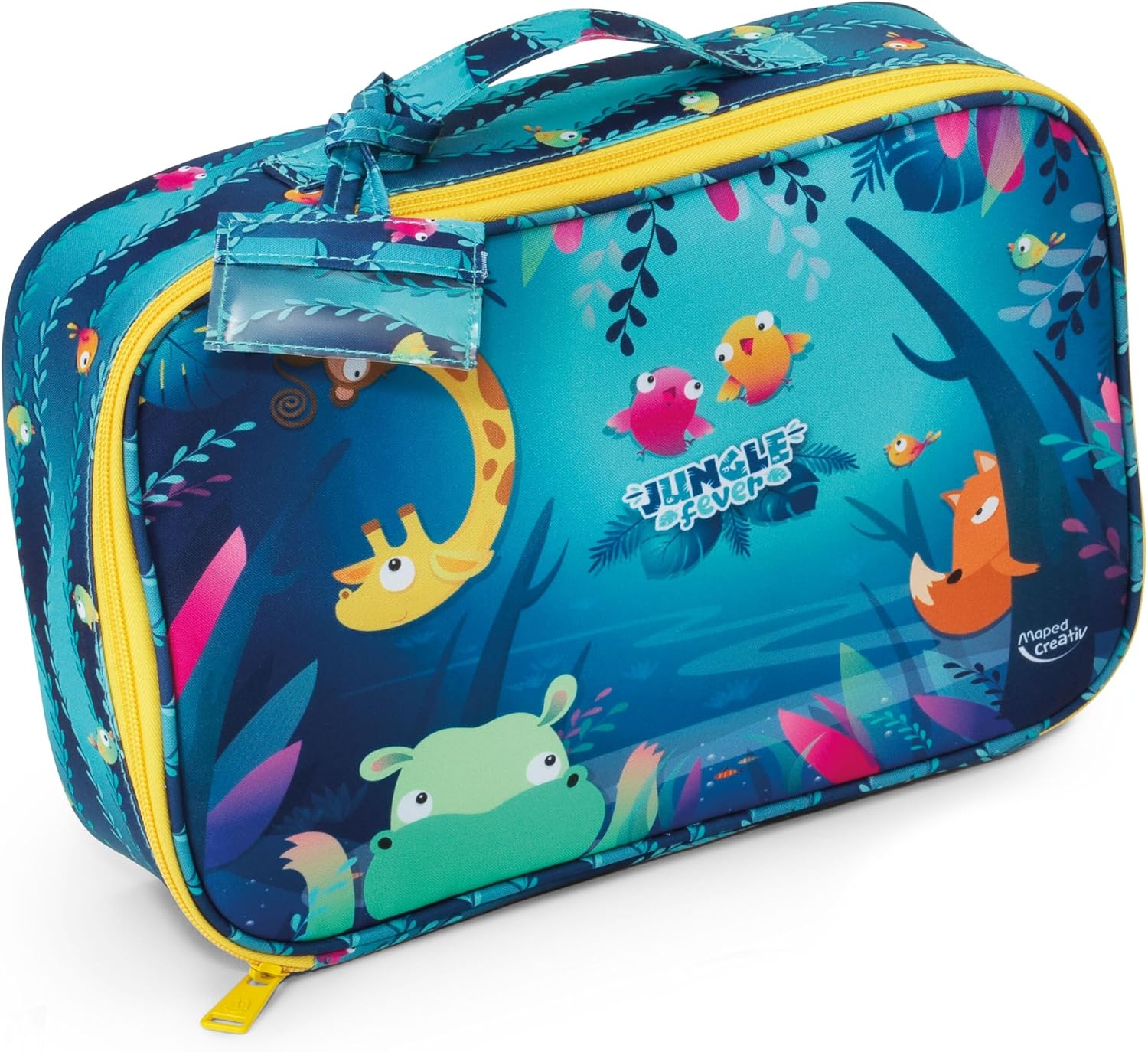 Detalle 1 de Maped Creativ Jungle Fever – walizka kreatywna z przyborami jumbo dla dzieci 2–5 lat