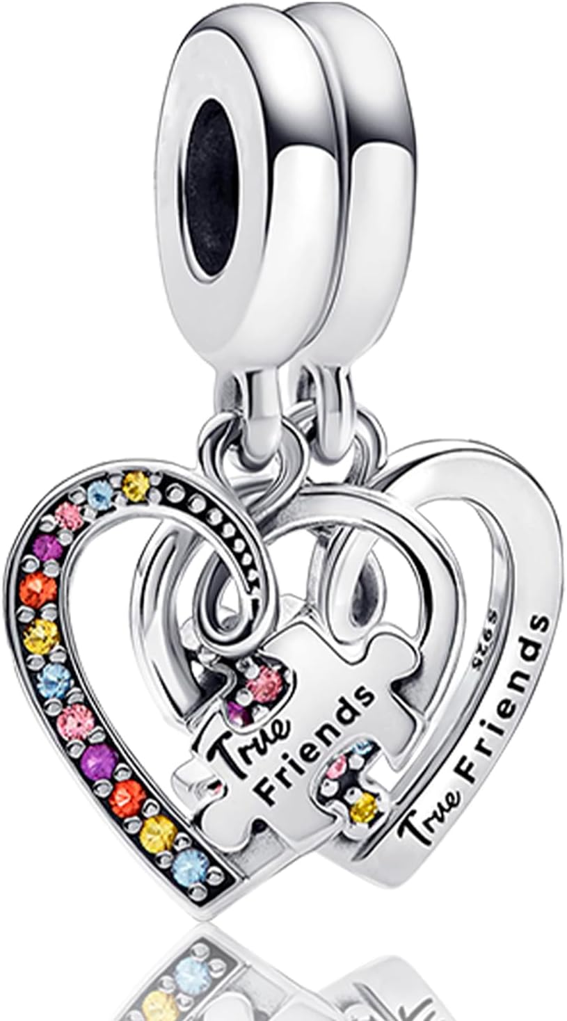 Thumbnail 6 de Rimgoris charm in argento sterling 925 per bracciali e collane (cuore, freccia e simboli)
