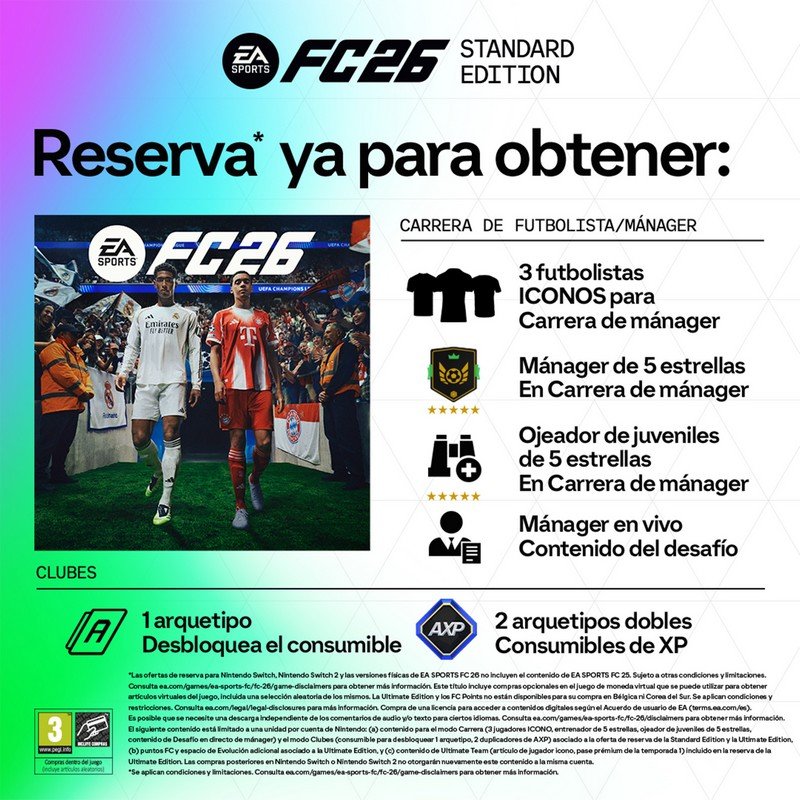 Thumbnail 3 de EA SPORTS FC 26 Nintendo Switch — videojuego deportivo