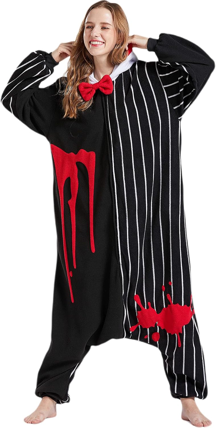 Detalle de DarkCom Adult Animal Onesie Pajamas with Hood, Tail and Side Pockets
