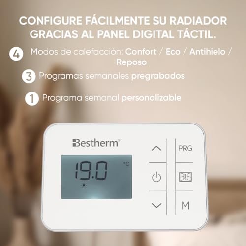 Detalle 1 de Radiateur Bestherm TANIN 2000W ⚡