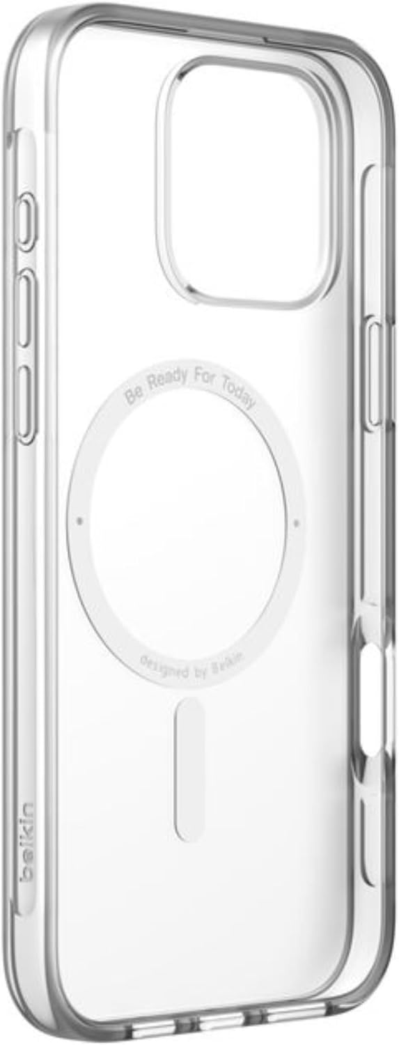 Detalle 2 de Belkin SheerForce iPhone 16 Pro Max MagSafe Case (Transparent, Shockproof)