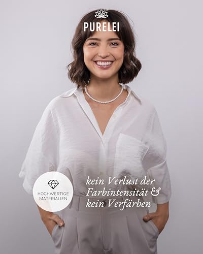 Thumbnail 4 de Purelei White Pearl Kette (Gold) – Wasserfeste Edelstahl-Perlenkette mit Seashell Pearls