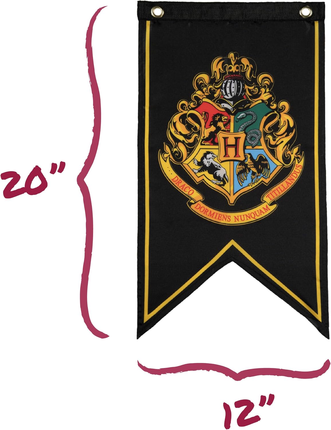 Thumbnail 1 de Conquest Journals Harry Potter Wizarding House Banner Flag Set (5 Flags, 20x12 in)