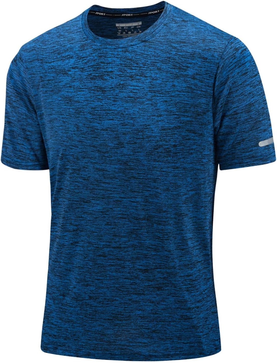 Thumbnail 6 de KEFITEVD Herren Funktionsshirt (Kurzarm) – schnelltrocknend, atmungsaktiv mit reflektierenden Streifen