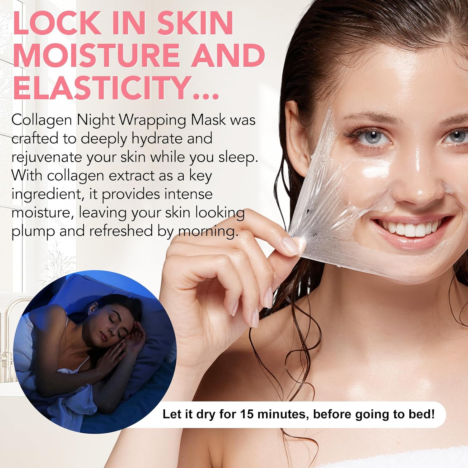 Thumbnail 6 de Maschera Collagene Viso Collagen Night Wrapping Mask