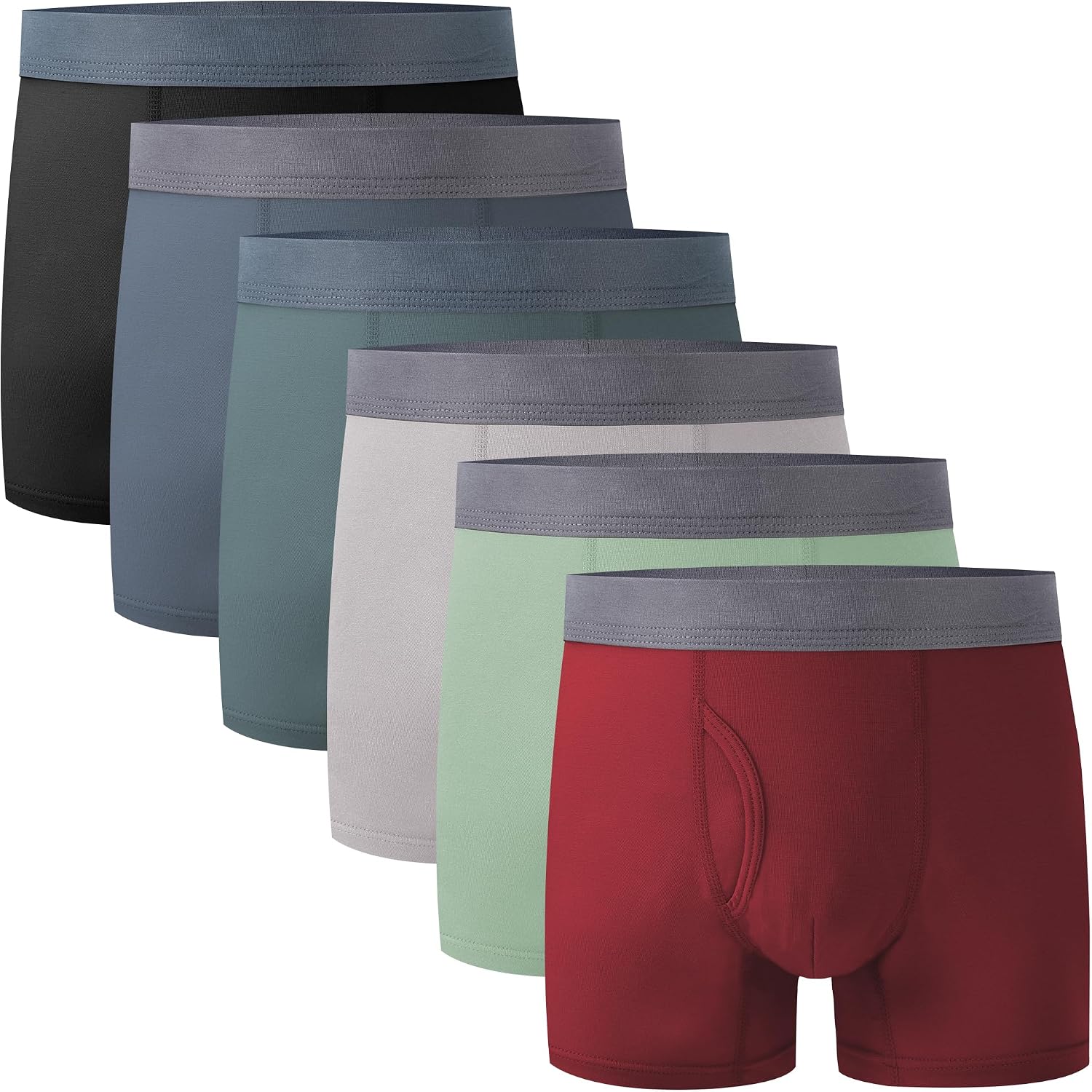Thumbnail 6 de BAMBOO COOL Boys' Boxer Briefs 6-18Y – Tagless, Moisture-Wicking, Ultra-Soft 6-Pack