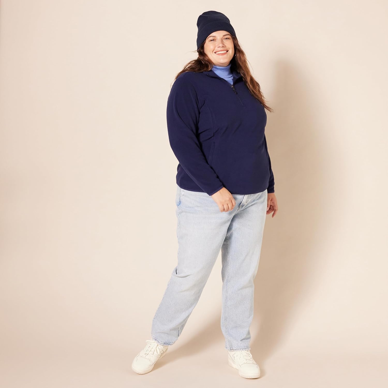 Thumbnail 6 de Amazon Essentials Mädchen Langärmelige Pulloverjacke aus Polarfleece mit Viertelreißverschluss
