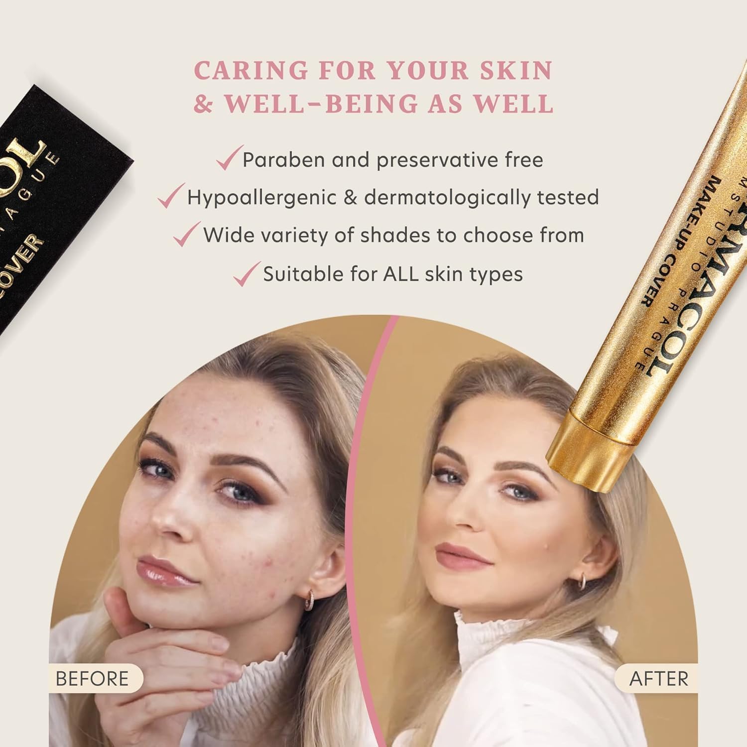 Thumbnail 6 de Dermacol DC Full Coverage Foundation SPF30 – waterproof cover cream makeup (30g)