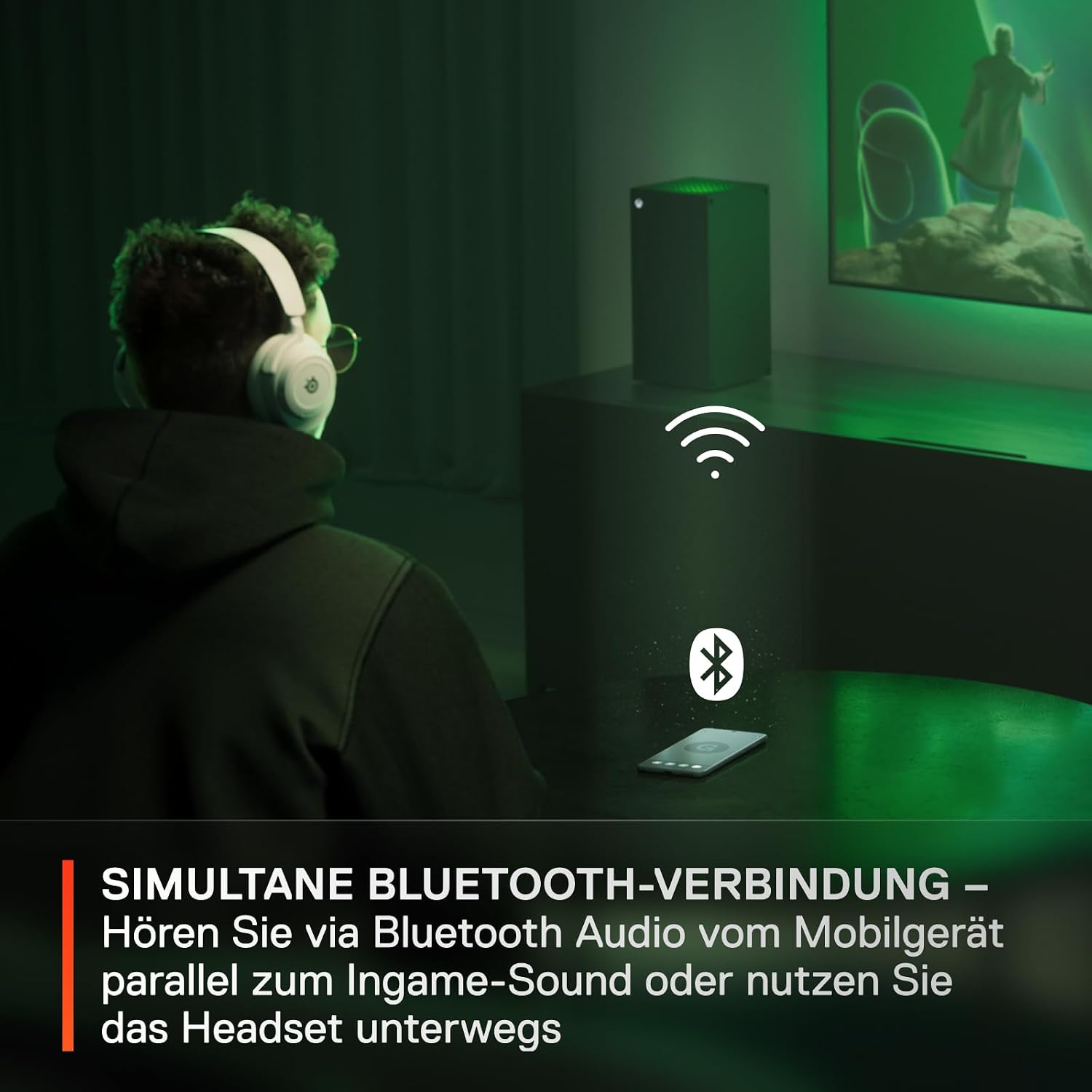 Detalle 2 de SteelSeries Arctis Nova 7X Gaming-Headset 38 h