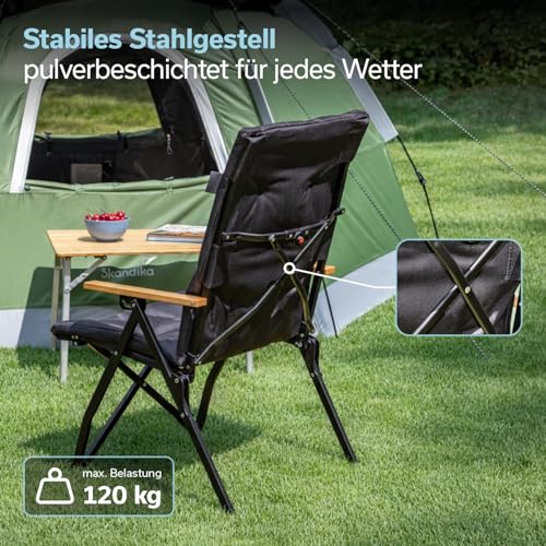 Thumbnail 5 de Skandika Campingstuhl mit 3-fach verstellbarer Rückenlehne