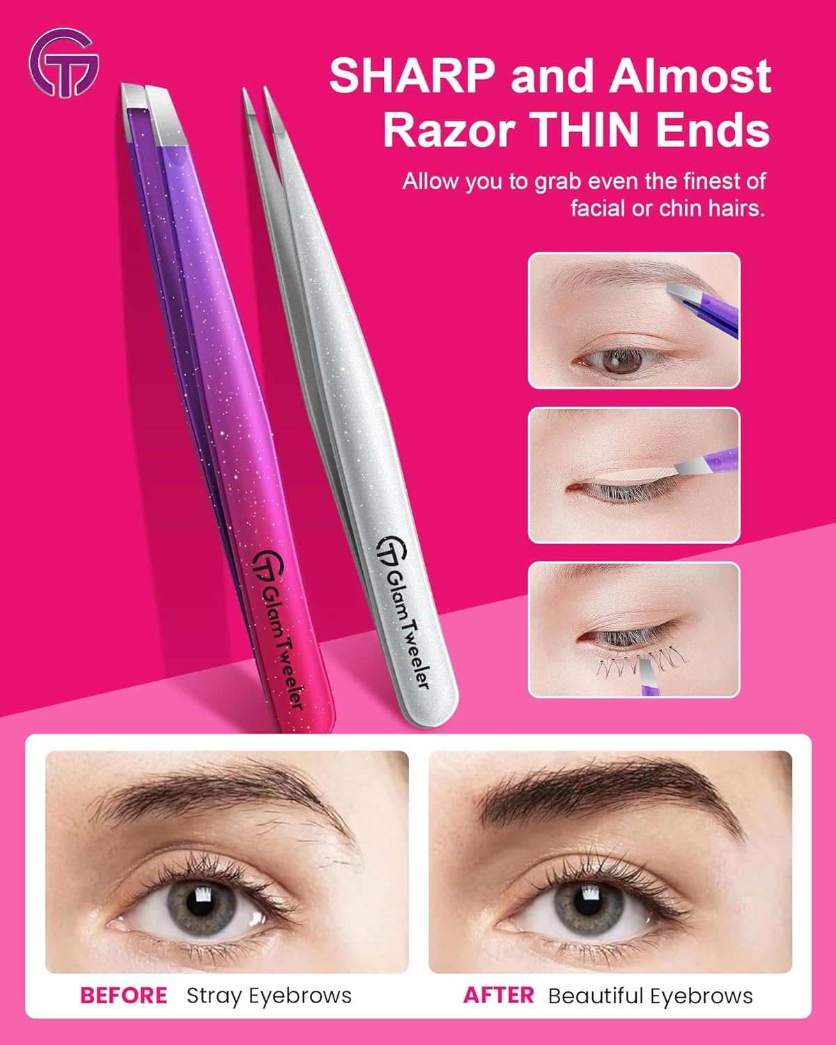 Detalle 1 de Expert tweezer set 3.75 inch precision